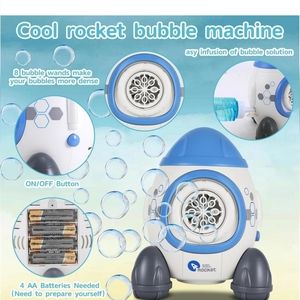 Bubbles Machine for Kids Toddlers Age3-5 Years Old Birthday Easter Gift